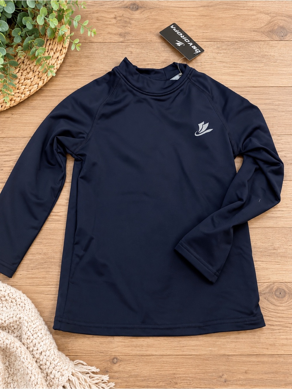 Body Glove Women's Navy Long-Sleeve Swim Rash Guard